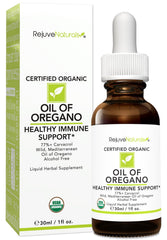 RejuveNaturals Organic Oil of Oregano 1 oz bottle