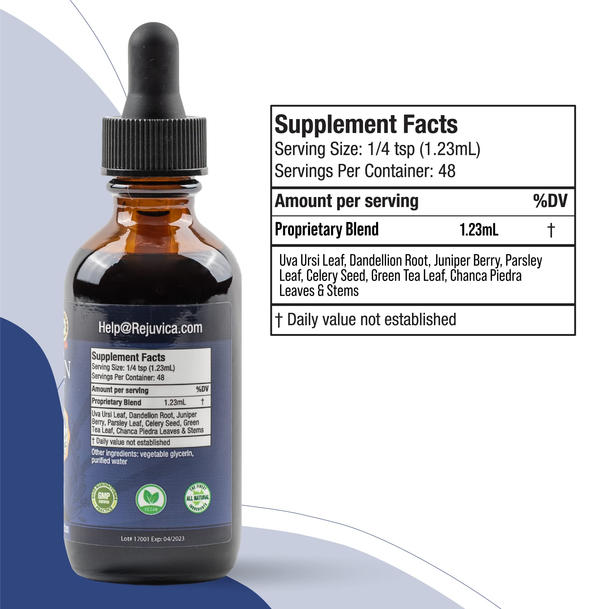 Rejuvica Health Hydrocin liquid formula close-up for fast absorption.