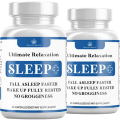 Health Heals Relaxation Sleep Aid bottle with chamomile and calming ingredients
