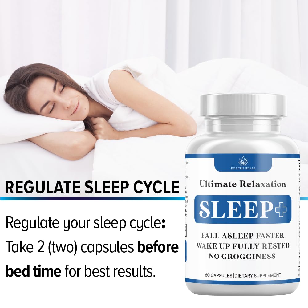 Person peacefully sleeping after taking Relaxation Sleep Aid