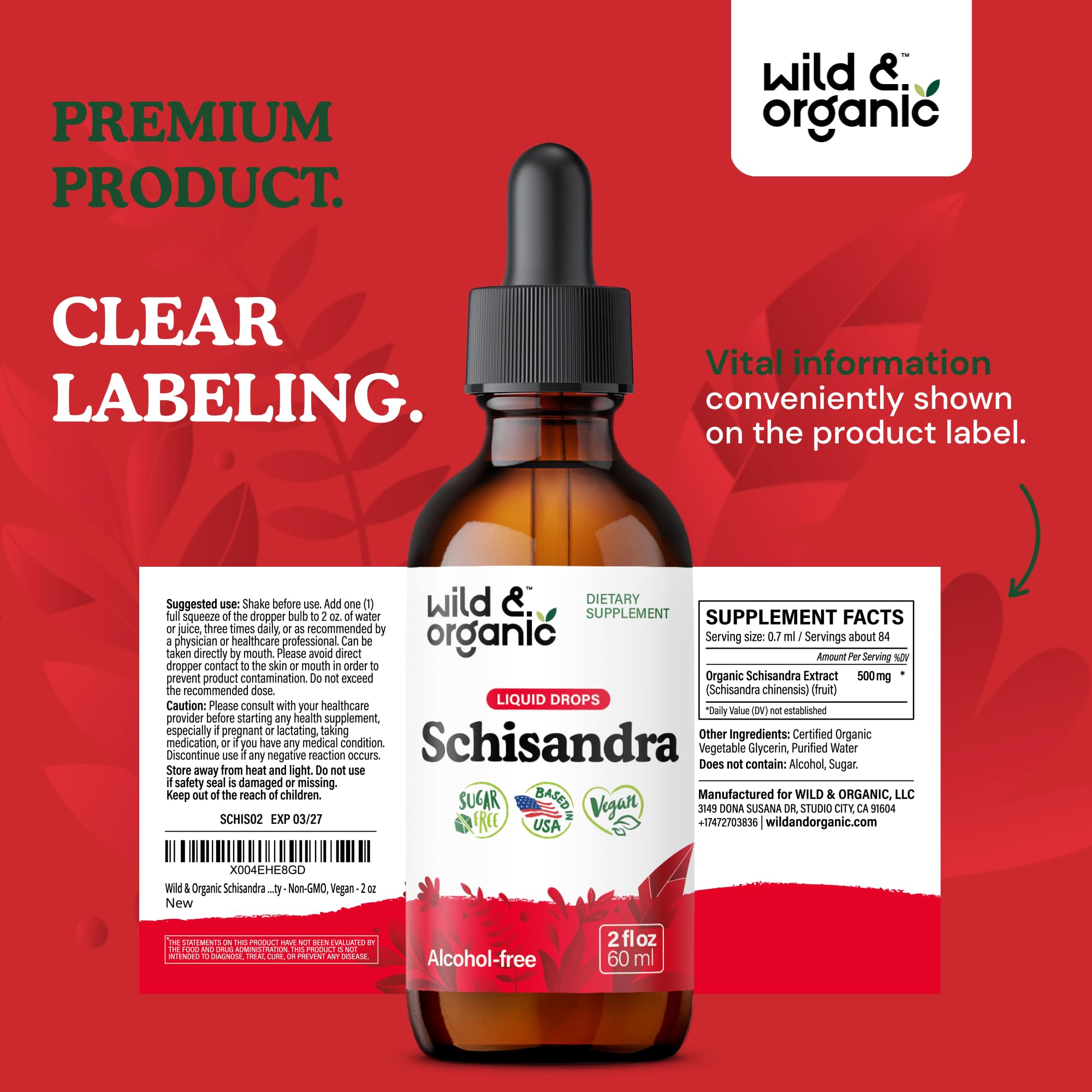 Relaxation-supporting schisandra tincture drops
