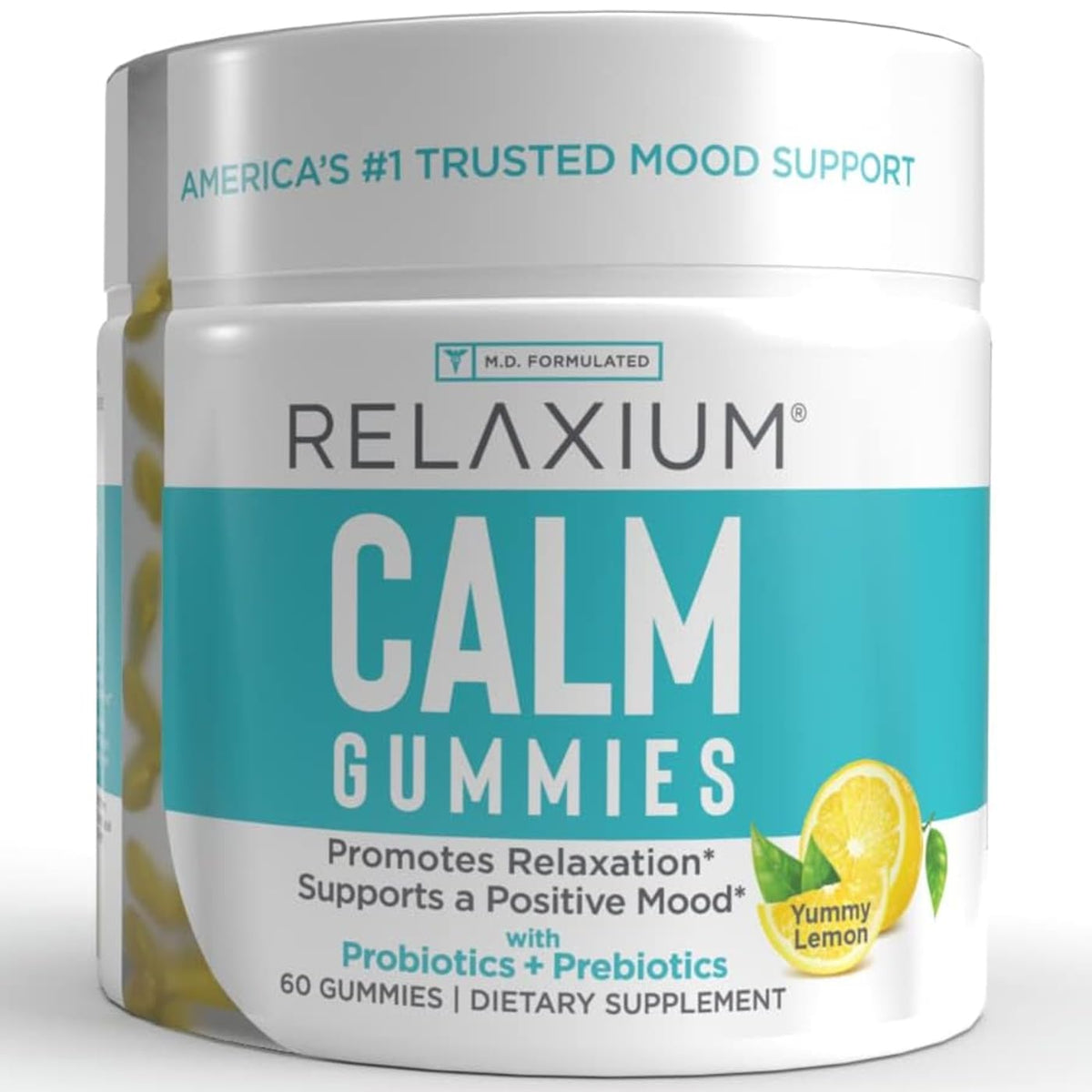 Relaxium Calm Gummy bottle front label
