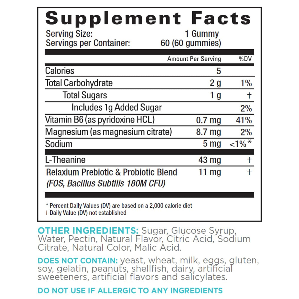 Close-up of a single lemon-flavored Calm Gummy