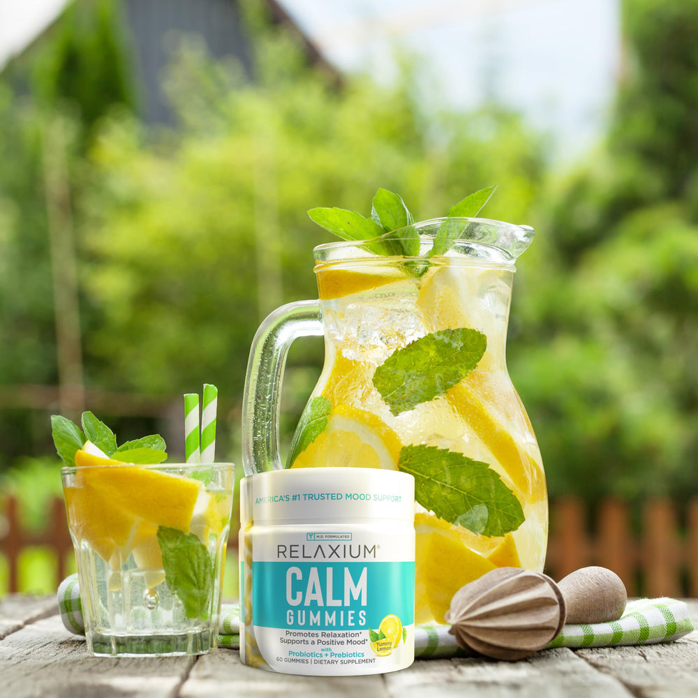 60-count bottle of Relaxium Calm Gummies