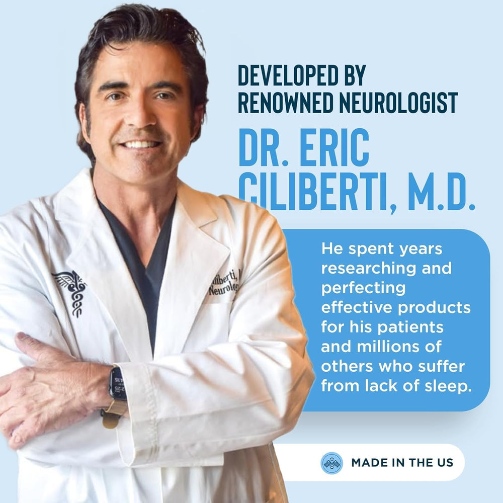 Back label showing ingredients for Relaxium Sleep Aid