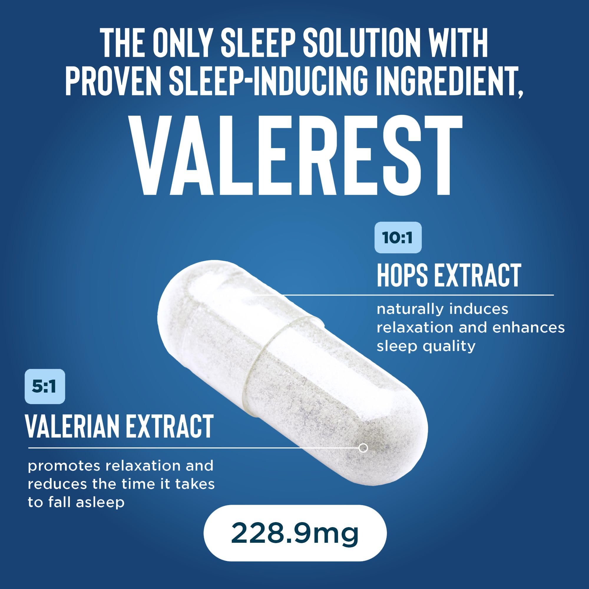 Relaxium Sleep Aid on a nightstand for bedtime routine.