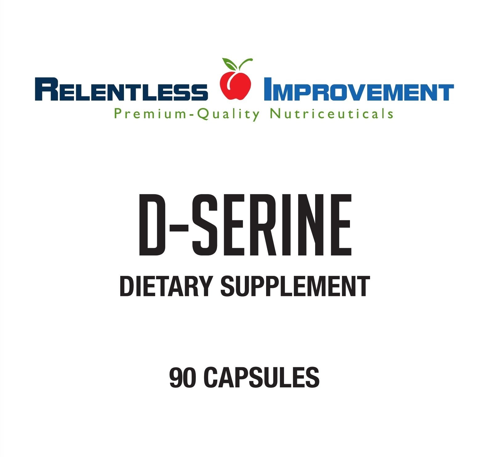 Close-up of 700mg D-Serine vege capsule
