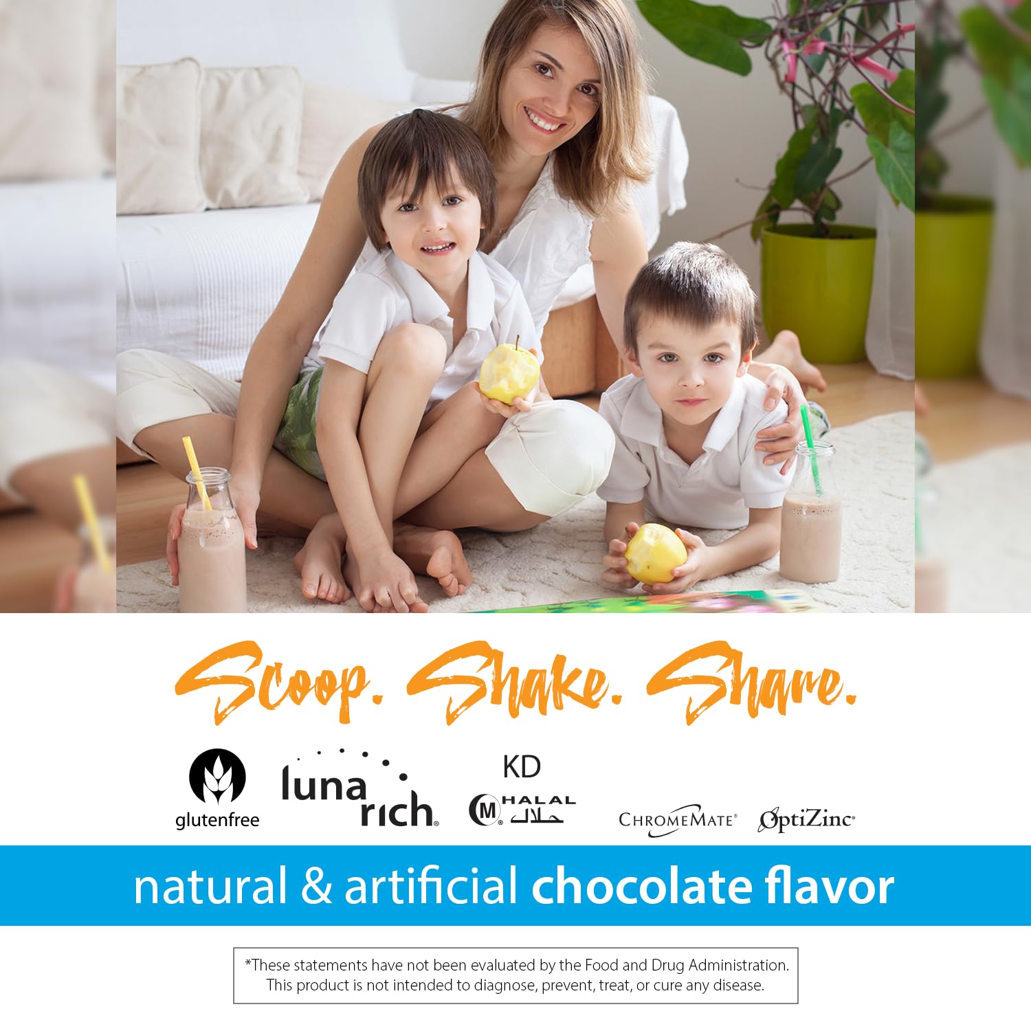 A child enjoying Reliv Now for Kids shake