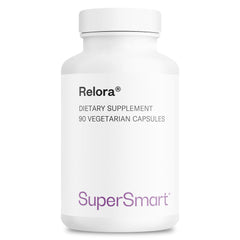 SuperSmart Relora 750mg bottle label with Magnolia officinalis and Phellodendron amurense