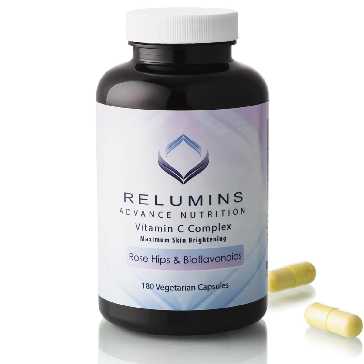 Relumins Advanced Vitamin C 1000mg with Rose Hips bottle label