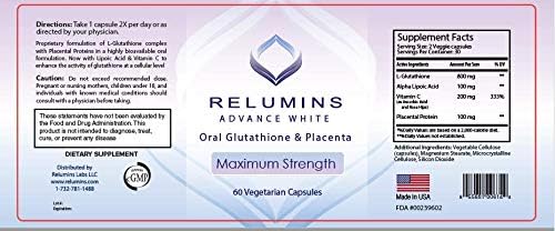 Three-bottle Relumins Advanced White Glutathione pack – Made in USA
