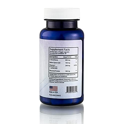 Relumins capsule bottle with packaging close-up