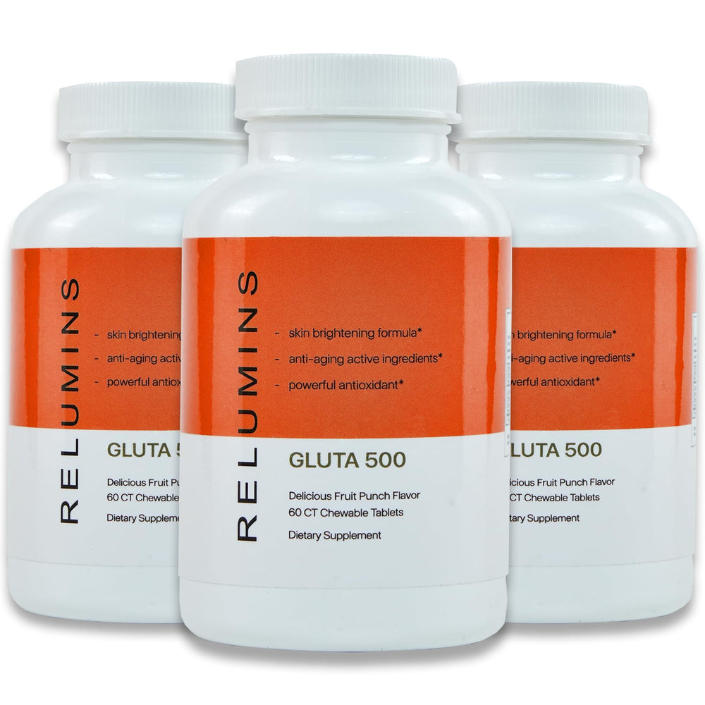 Relumins Gluta 500 chewable tablets main product image