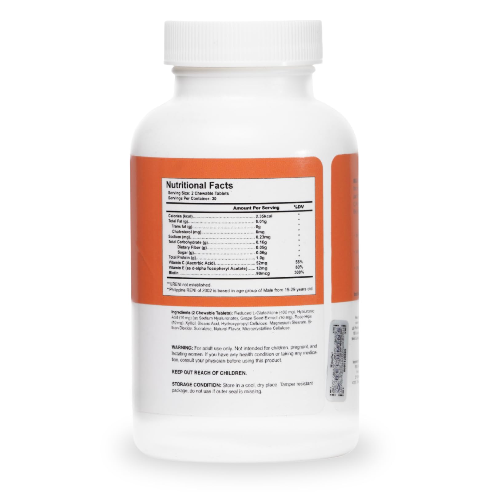 Glutathione ingredient highlight in Relumins Gluta 500