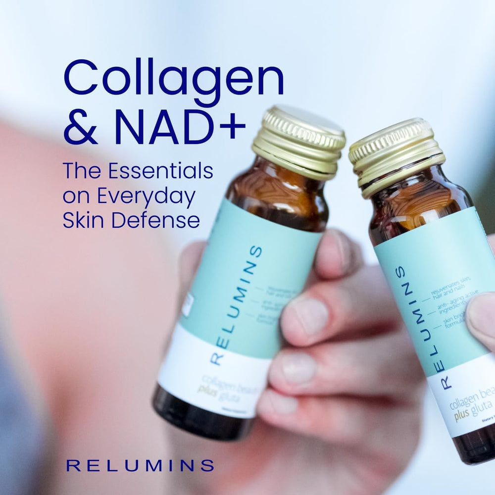 Relumins ingredient spotlight with collagen peptides and bottle benefits