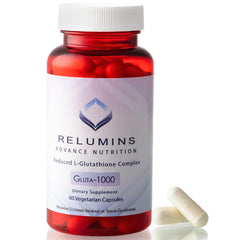 Relumins L-Glutathione supplement complex bottle – 60 capsules