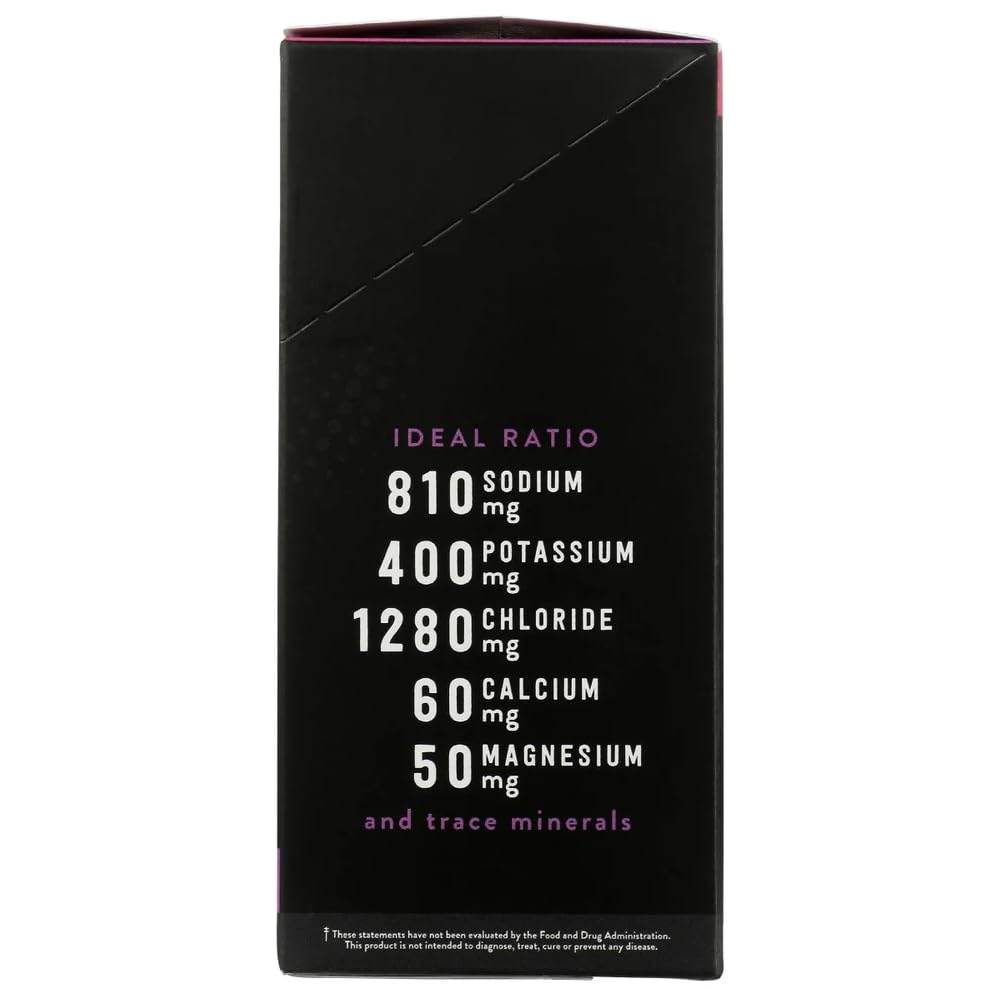 REL YTE Re-Lyte in cold water creating a vibrant, berry-flavored hydration look.