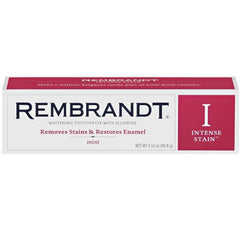 Rembrandt Intense Stain Whitening Mint Toothpaste, 3.52 oz pack of 6
