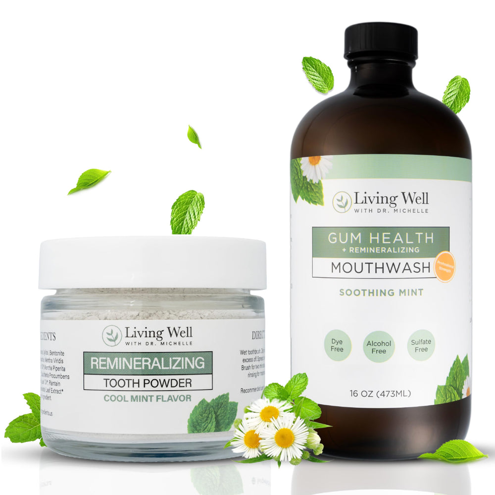 Remineralizing tooth powder jar