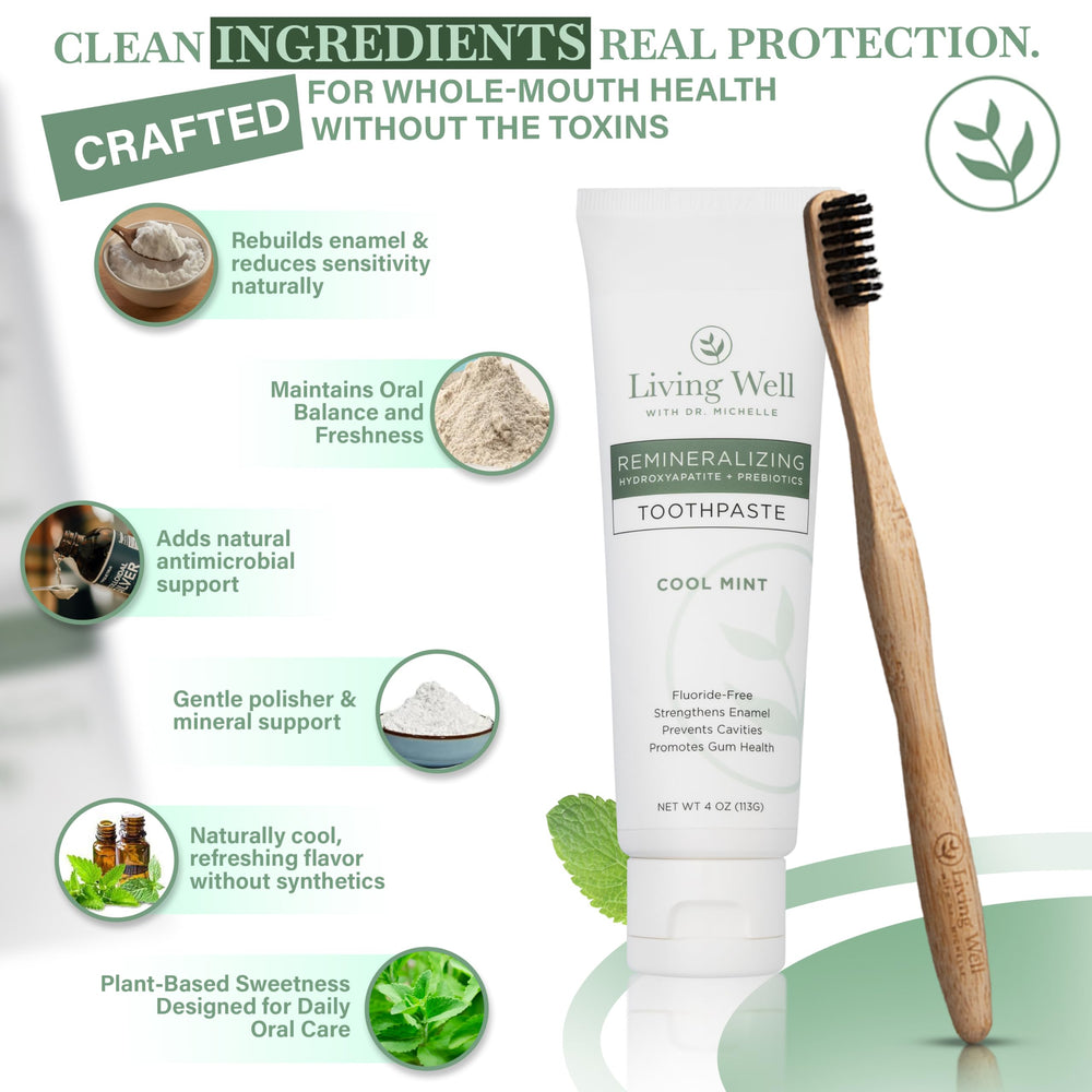 Remineralizing toothpaste packaging