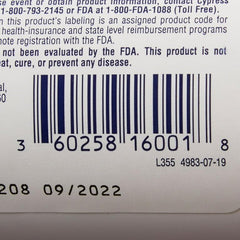 Close-up of Rena-Vite bottle cap and supplement tablets