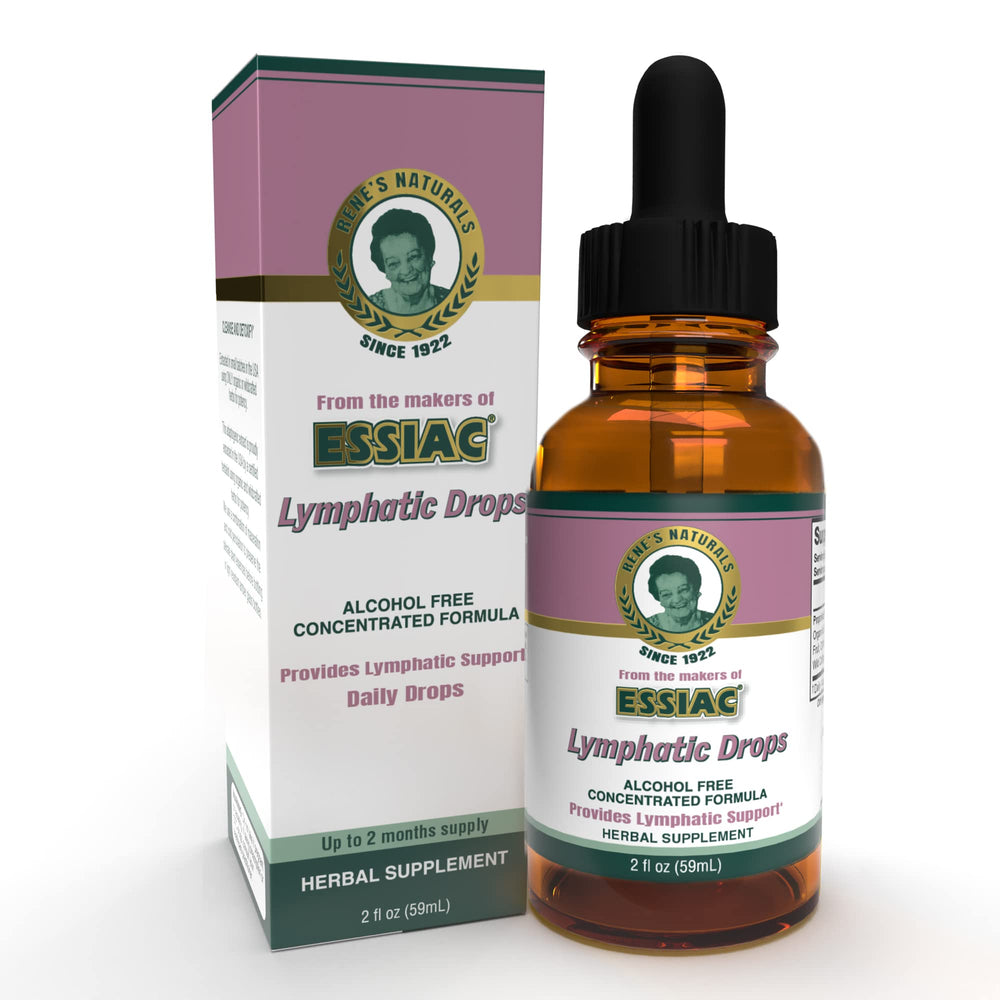 Rene's Naturals Lymphatic Drops bottle with label
