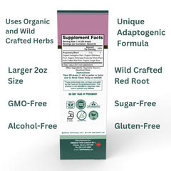 Close-up of Lymphatic Drops bottle label