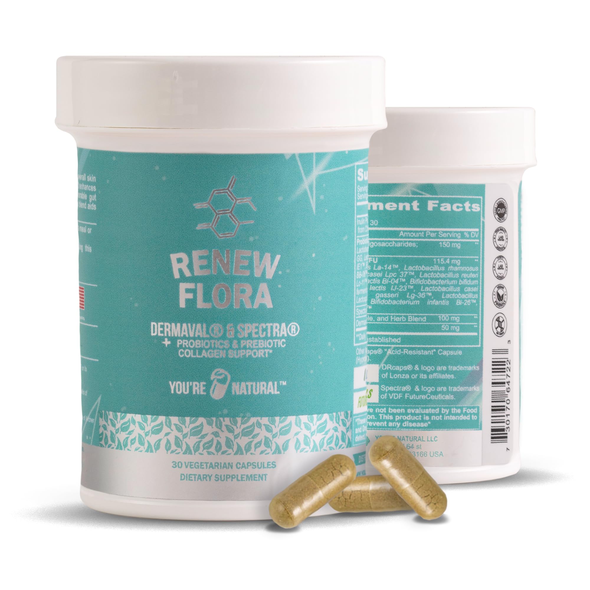 Renew Flora bottle front view