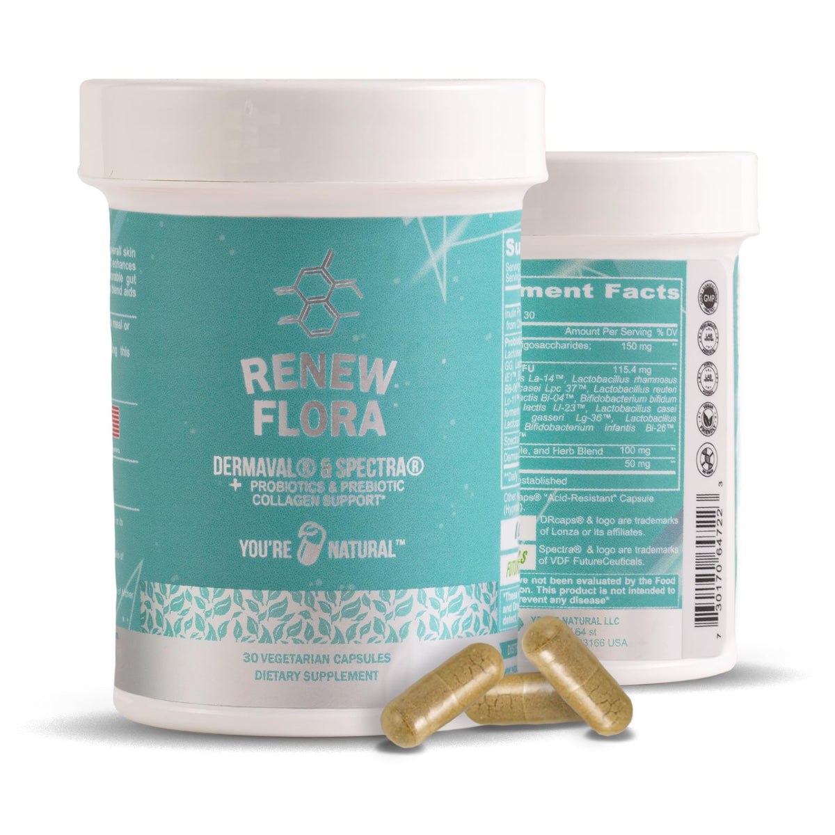 Renew Flora bottle front view