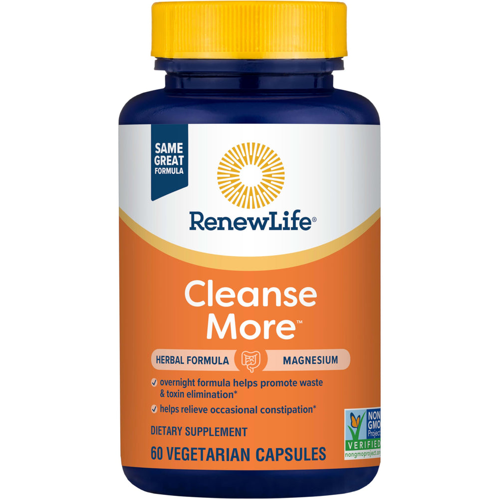 Overnight formula with magnesium to promote waste and toxin elimination.