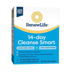 Renew Life Cleansesmart 2 Part Kit - 120 capsules, kidney detox and urinary support