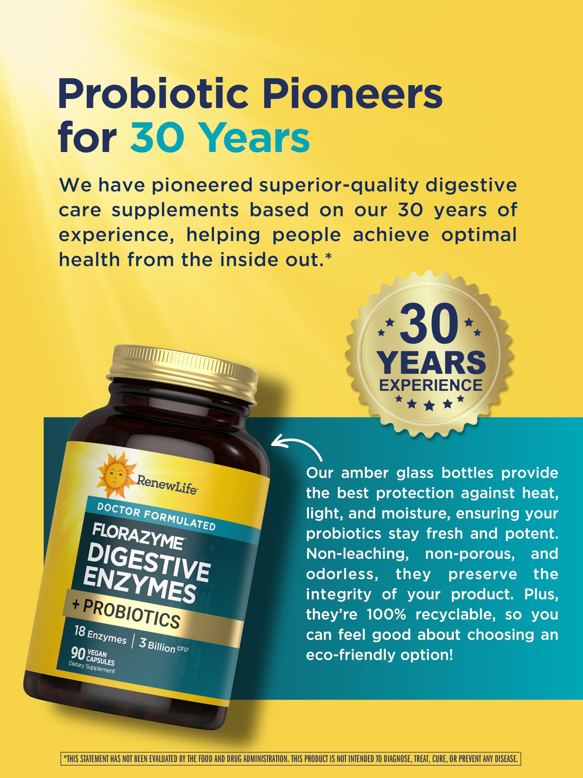 Dairy-free, doctor-formulated digestive enzyme supplement