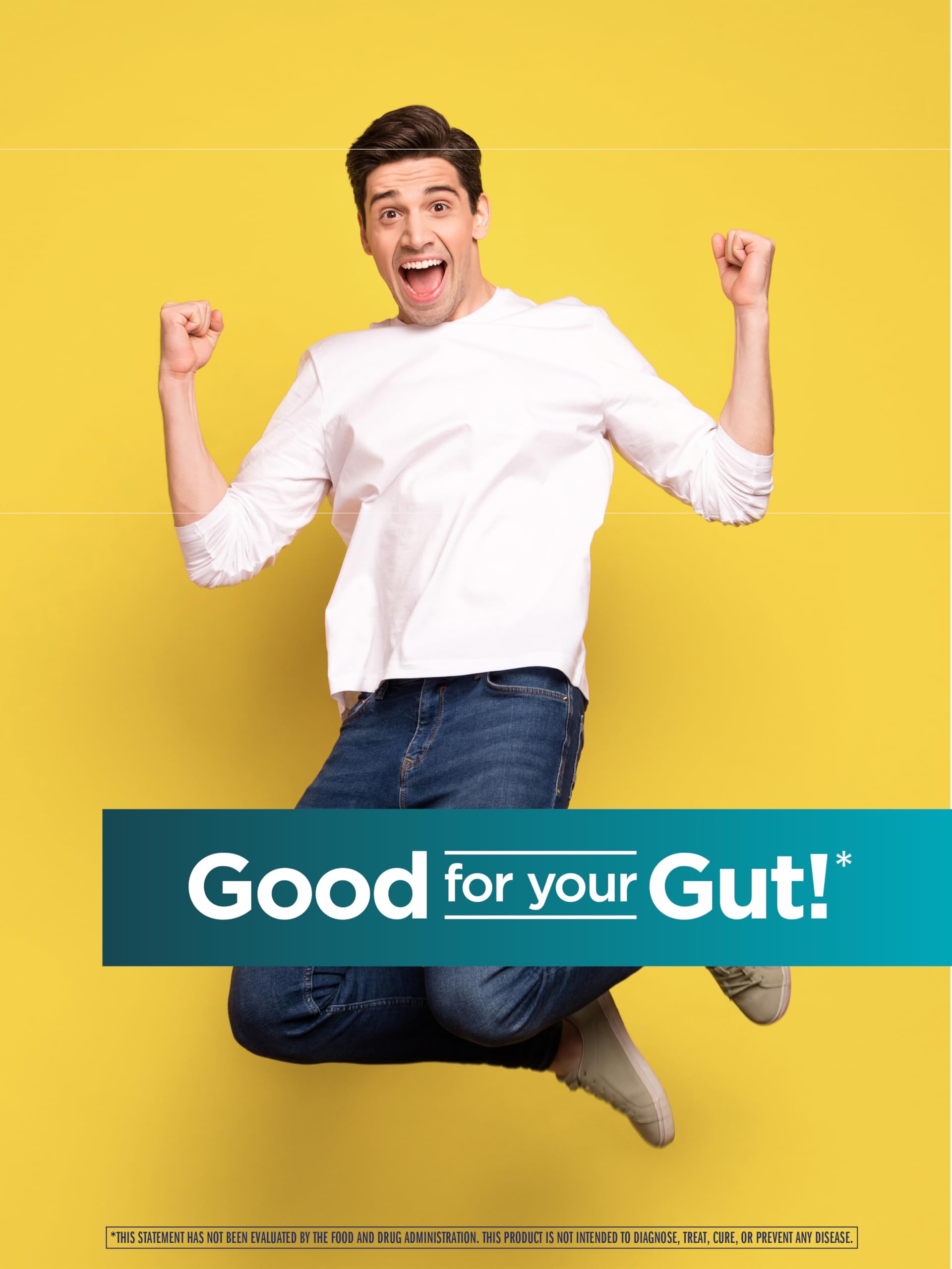 Gut health concept with digestive system illustration