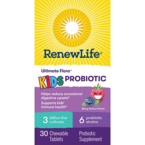 Berry-flavored probiotic tablet image