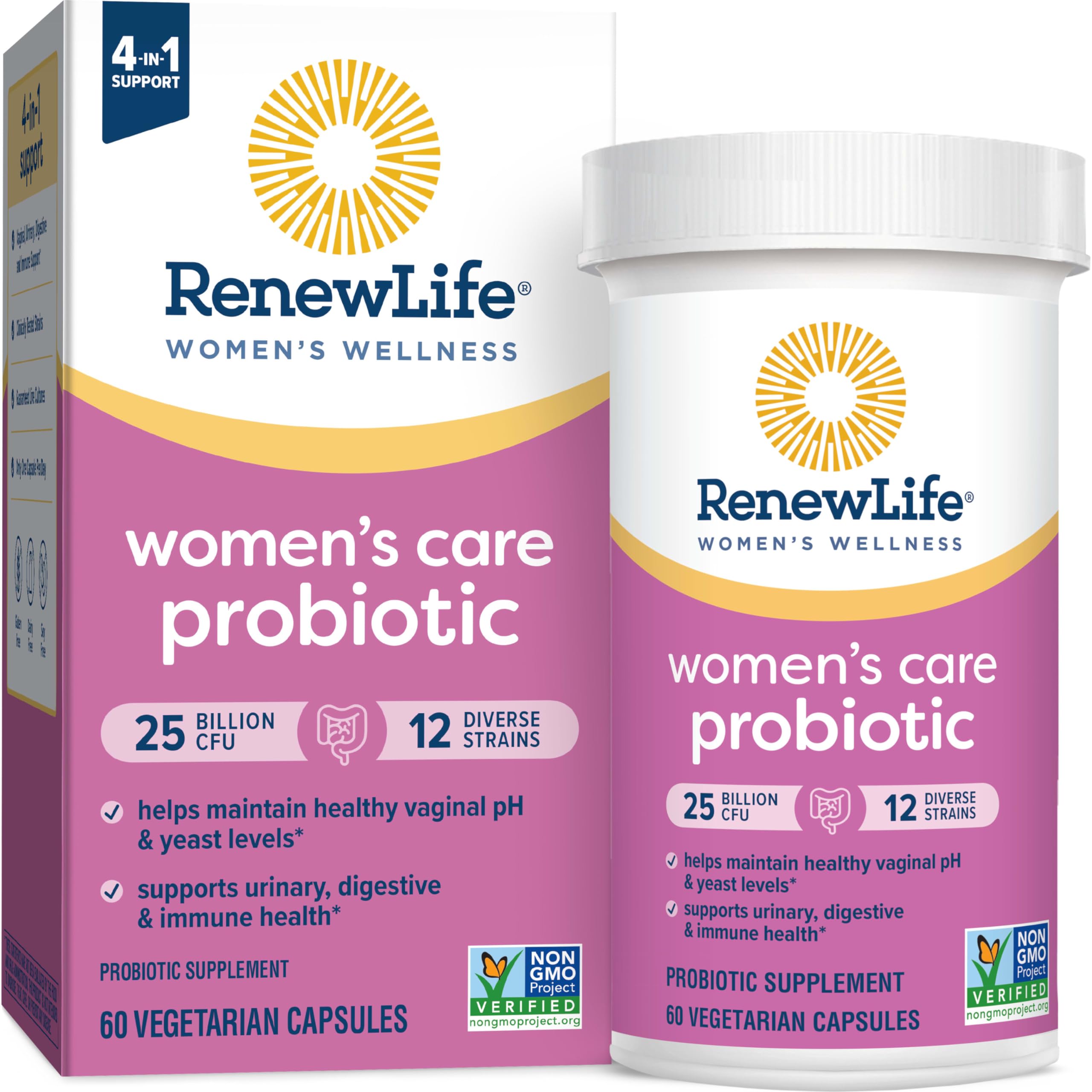 Bottle seal signaling potency through expiration for Renew Life probiotic