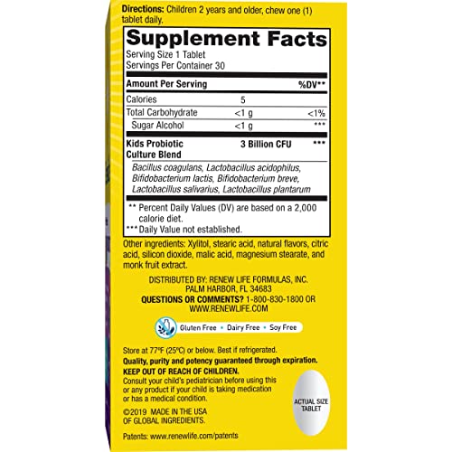 Renew Life probiotic packaging on shelf