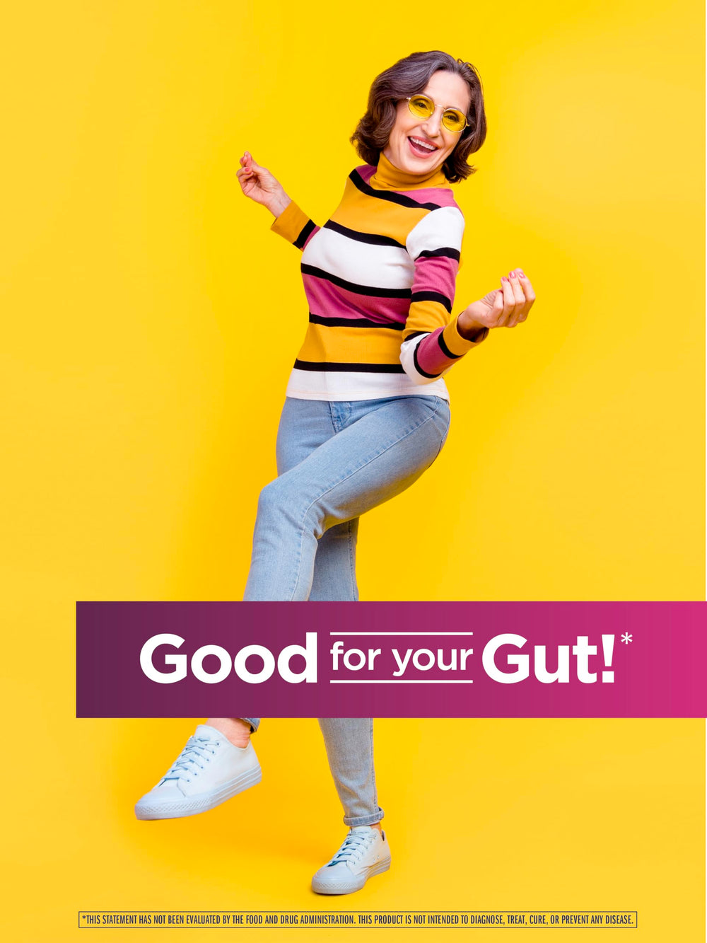 Dairy-free probiotic supplement packaging