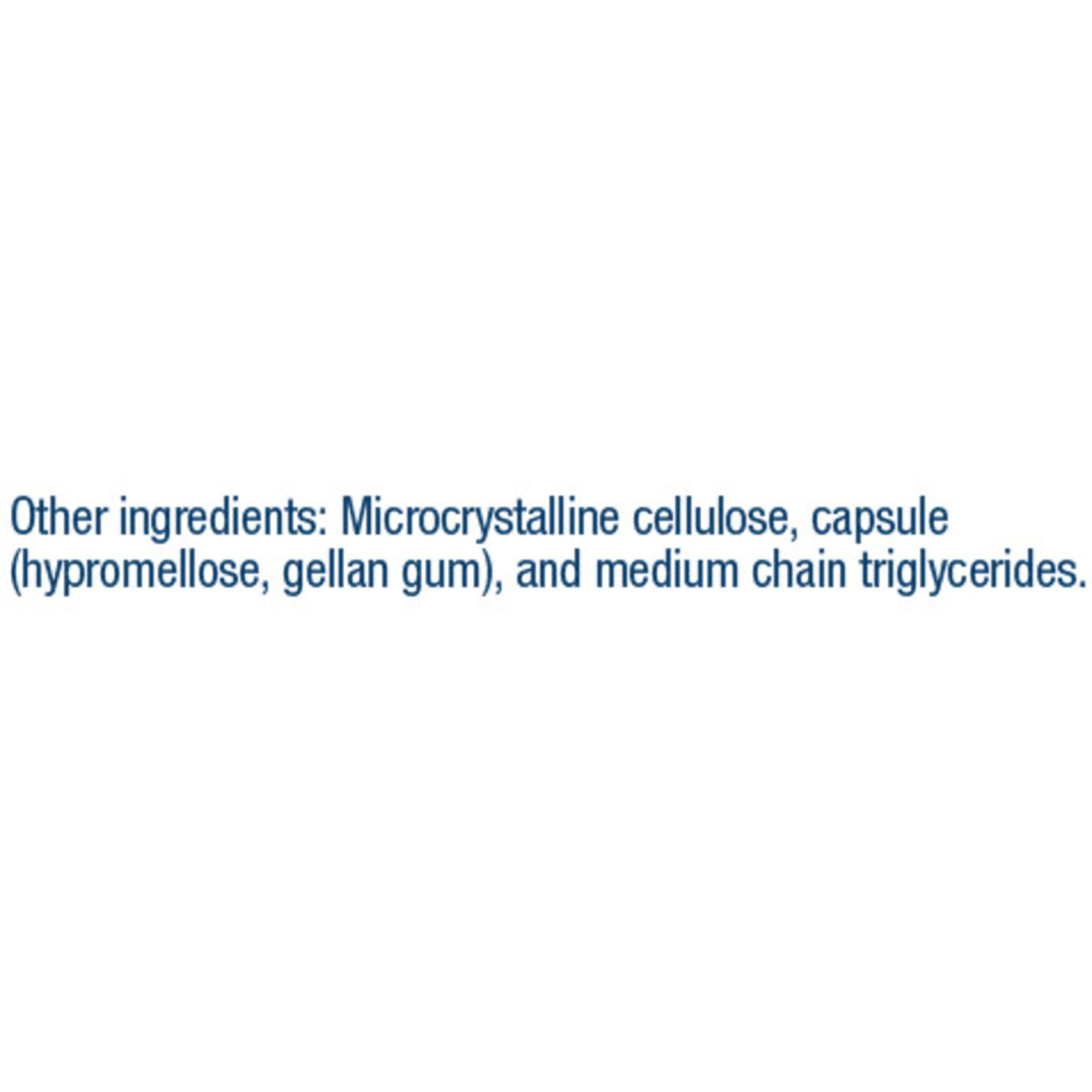 Close-up of bottle showing 12 probiotic strains