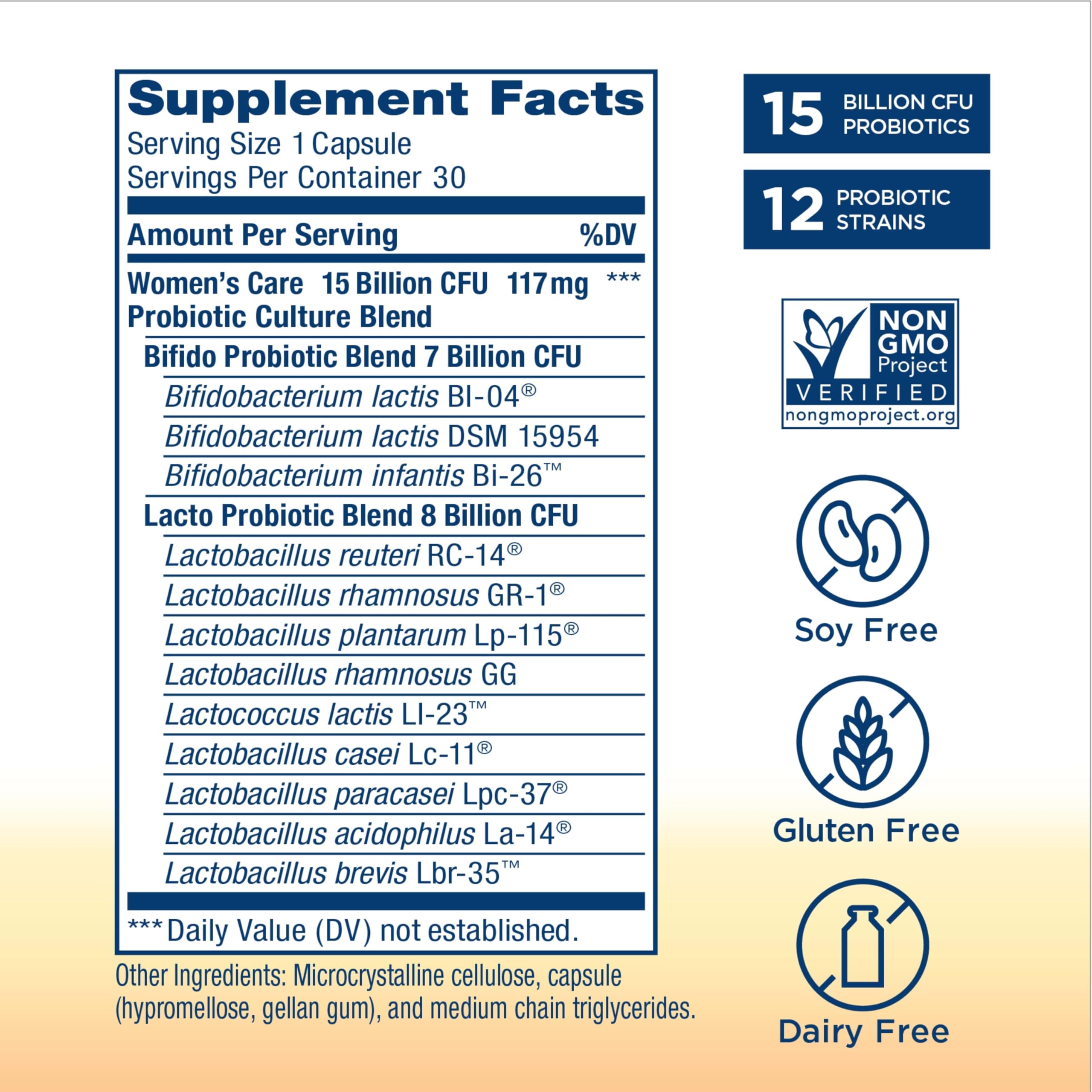 Packaging highlights 15 Billion CFU