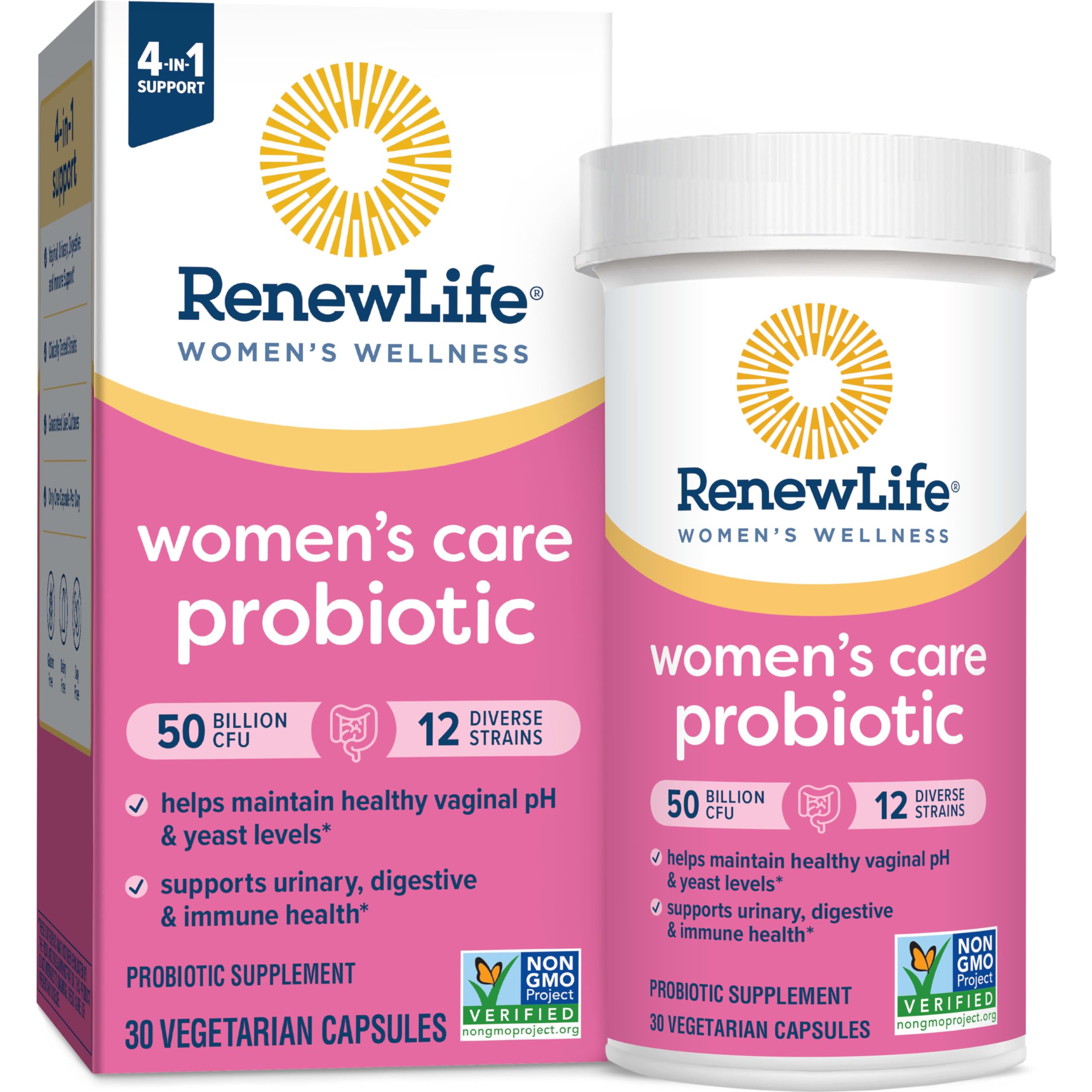 Renew Life Women's Probiotic bottle with 30 capsules