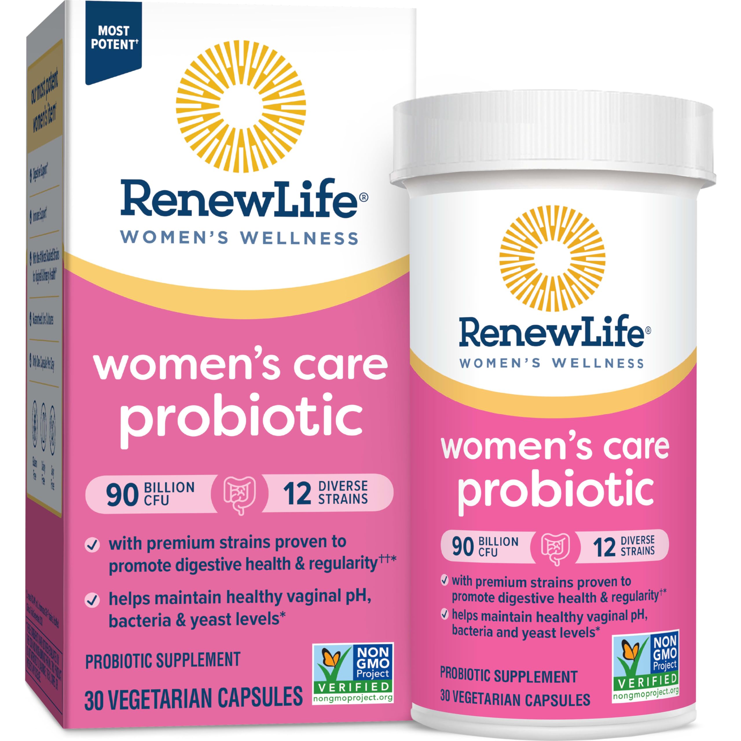 Hero image for Renew Life Women's Probiotic Capsules 90 Billion CFU