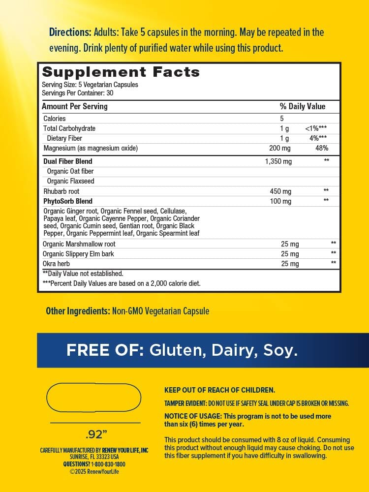 Gluten-free, dairy-free and soy-free label on packaging