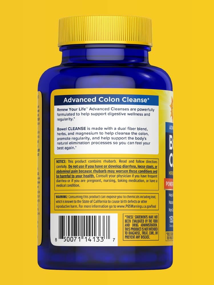 Bottle indicating 150 vegetarian capsules