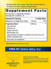 Gluten-free, non-GMO detox supplement packaging