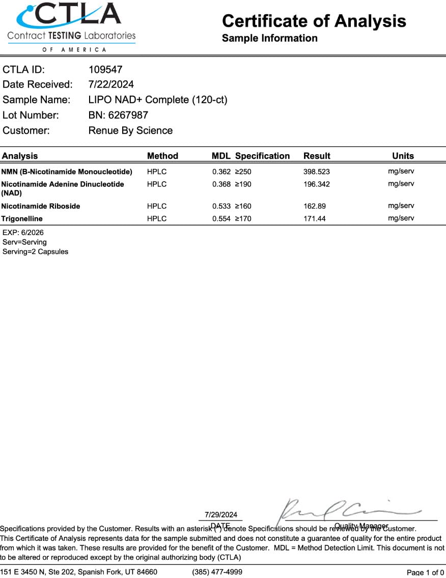 GMP and FDA registered facility seal indicating quality and safety