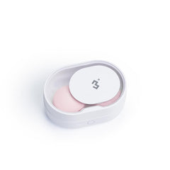 ReO2 Mini Pro soft contact lens cleaner in white with built-in mirror