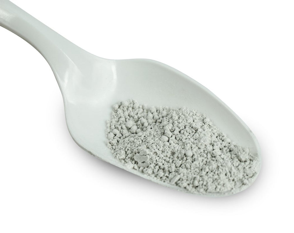 Rep-Cal calcium ultrafine powder sprinkled on reptile food