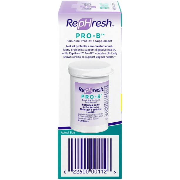 One capsule of RepHresh Pro-B probiotic