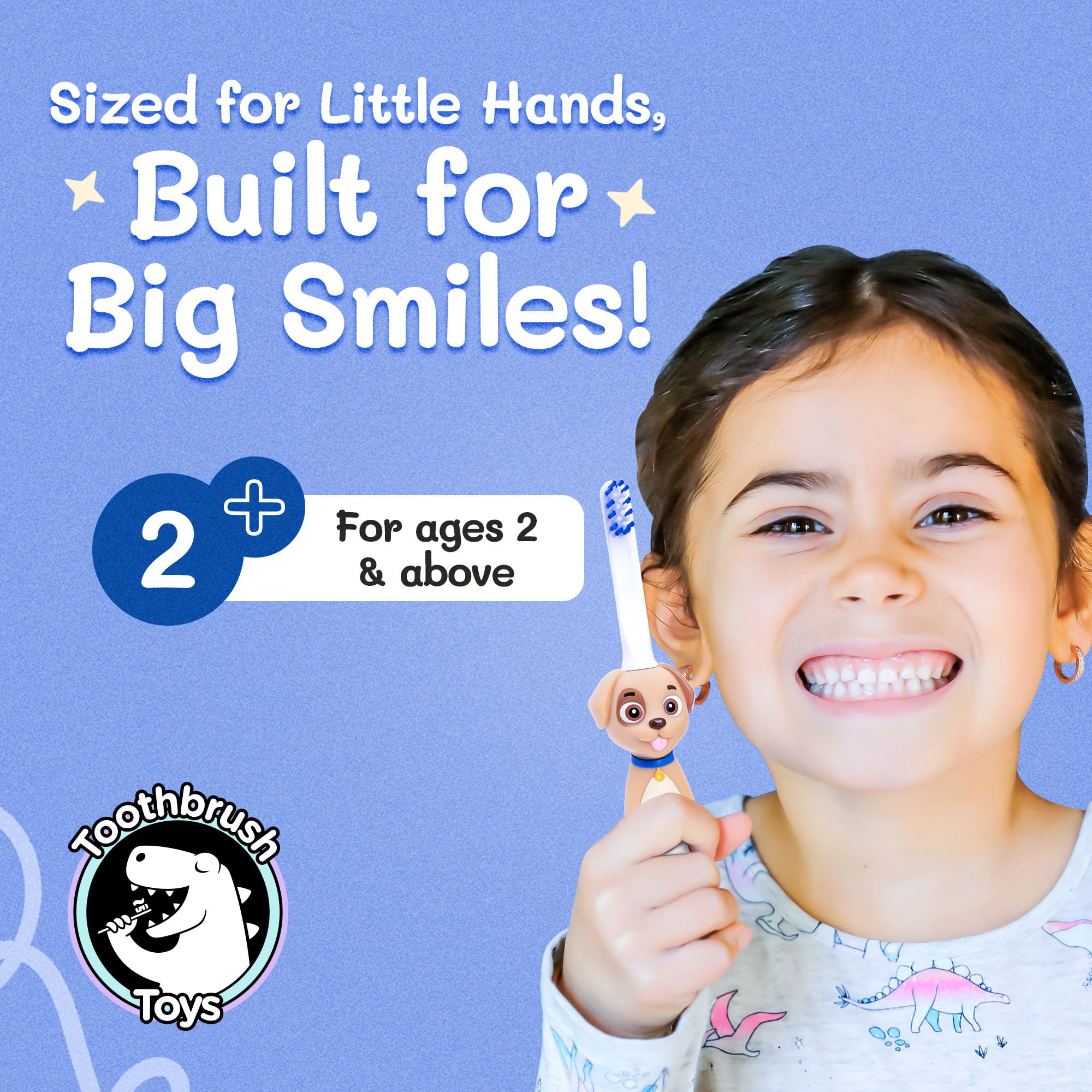 Replaceable brush head for longer-lasting kids toothbrush