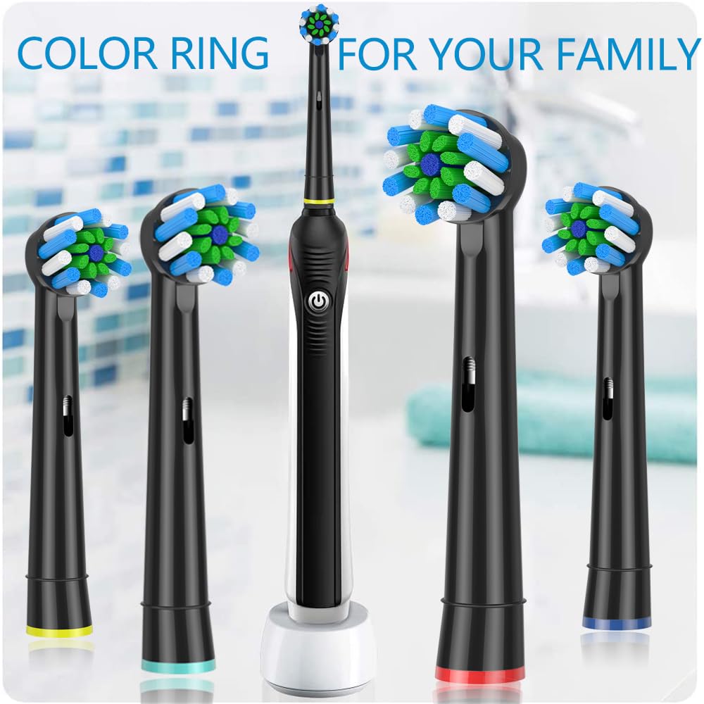 Denser middle bristles for efficient polishing and cleaning between teeth